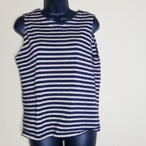 Bob Mackie Studio Striped Tank Top